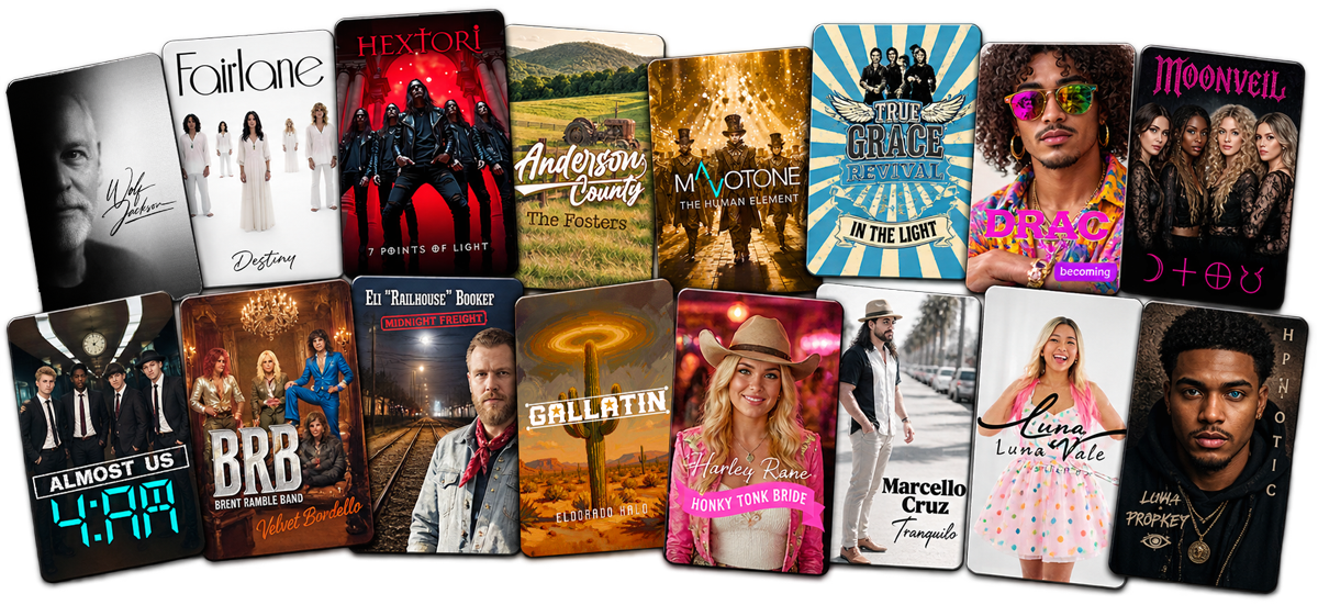 Drop Club Instant Music Card collection